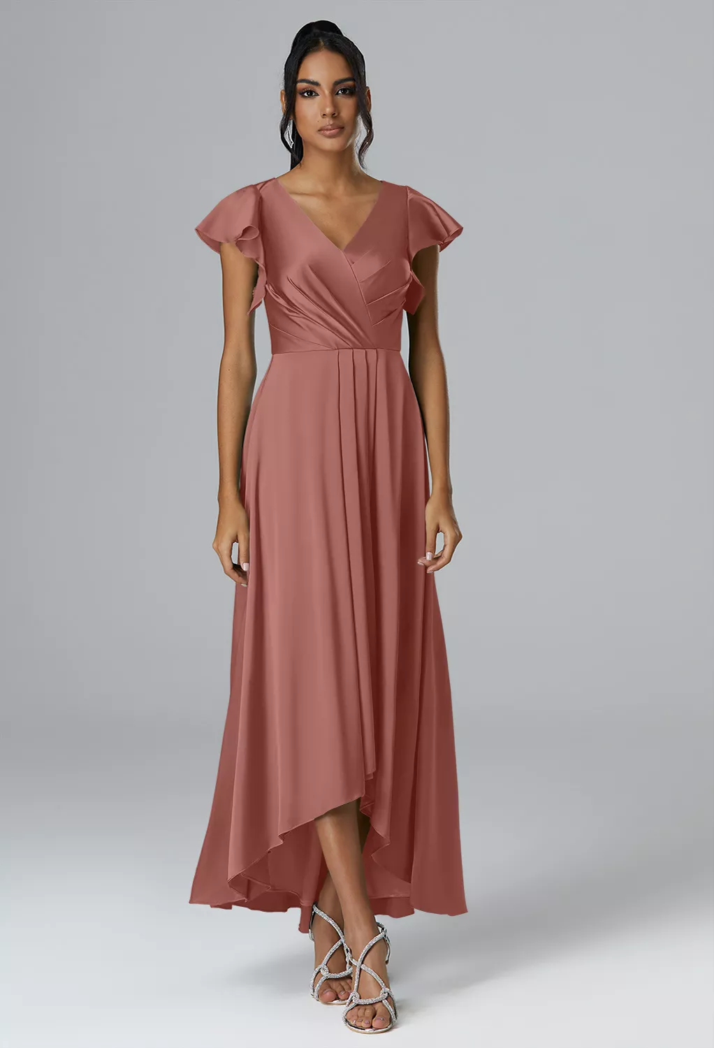 AW Sapota Desert Rose  Spring Wedding Guest Dresses